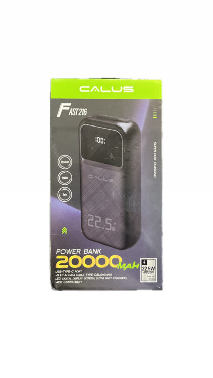 پاوربانك 20000ميلي آمپر CALUS مدل FAST-216