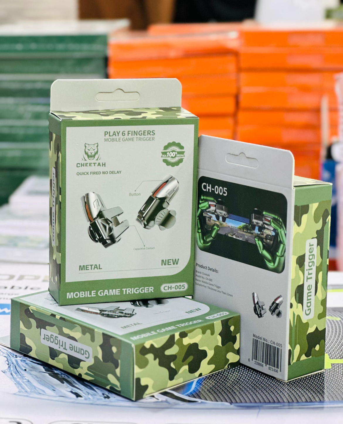 دسته بازی(تریگر) 6 انگشتی پابجی انگشتی CH-005